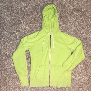 Arizona- Lime green zip up